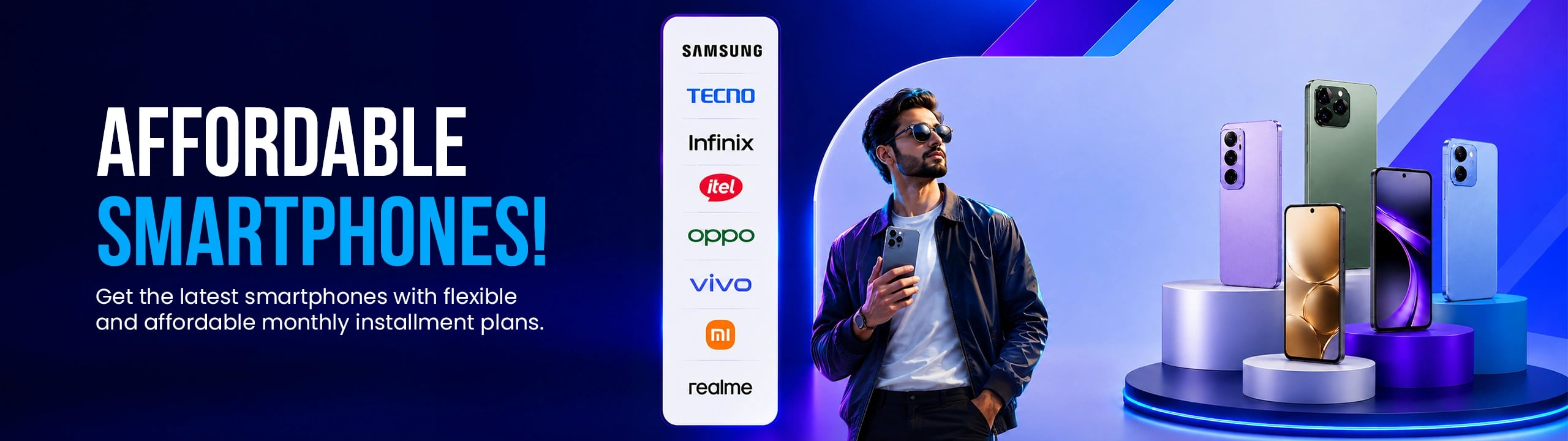 Affordable smartphones on installments