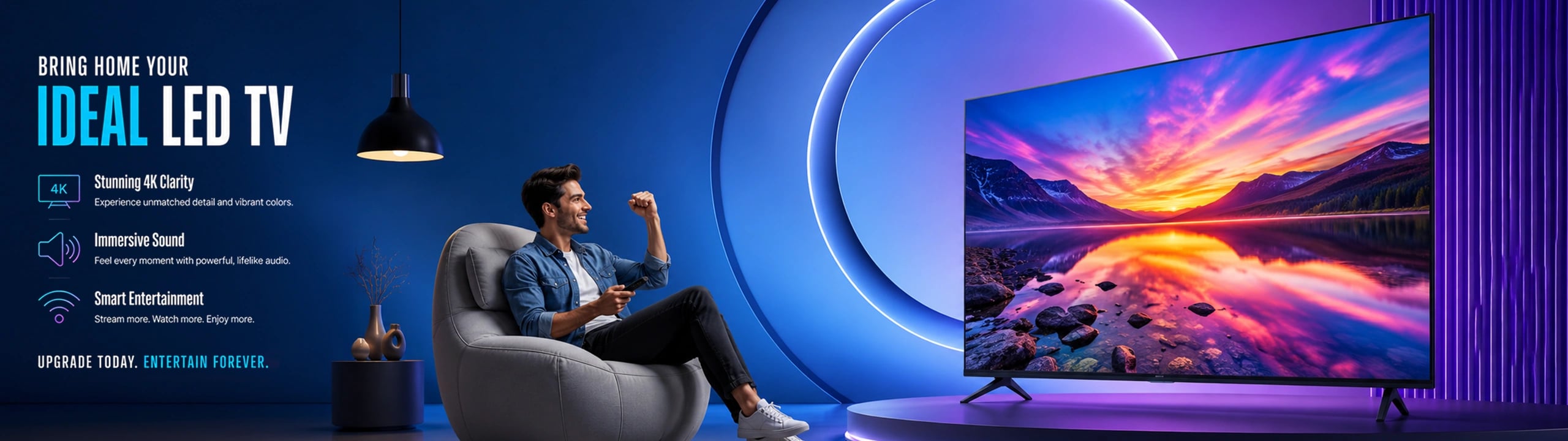 Bring home your ideal LED TV on easy installments