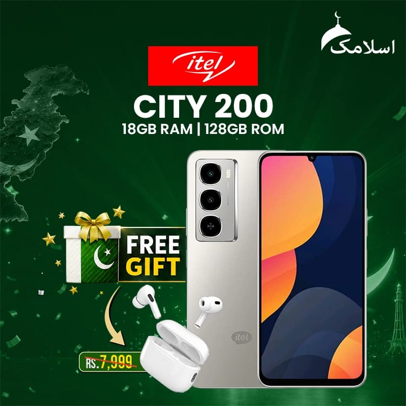 Itel City 200 8GB RAM-128GB ROM