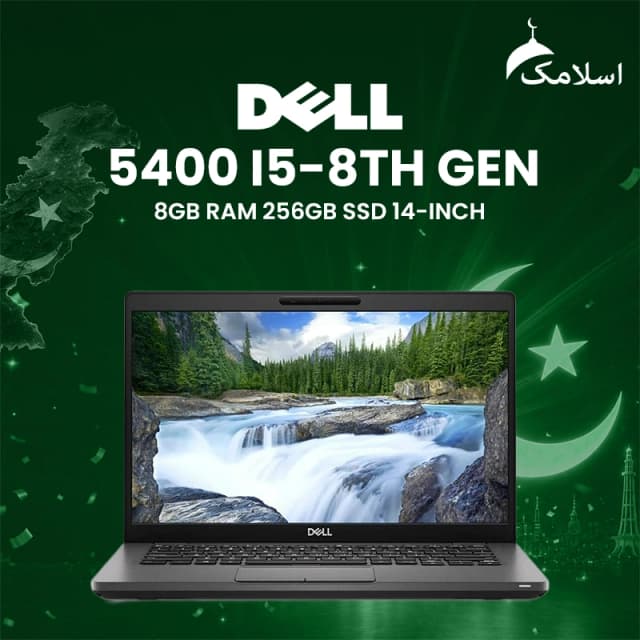 Dell 5400 i5-8th GEN 8GB RAM 256GB SSD 14-inch Laptop