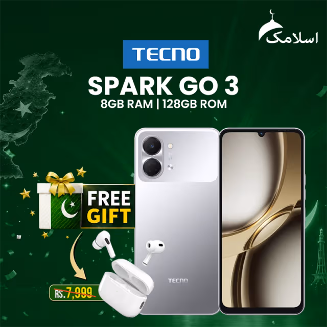 Tecno Spark GO 3 8GB RAM-128GB ROM