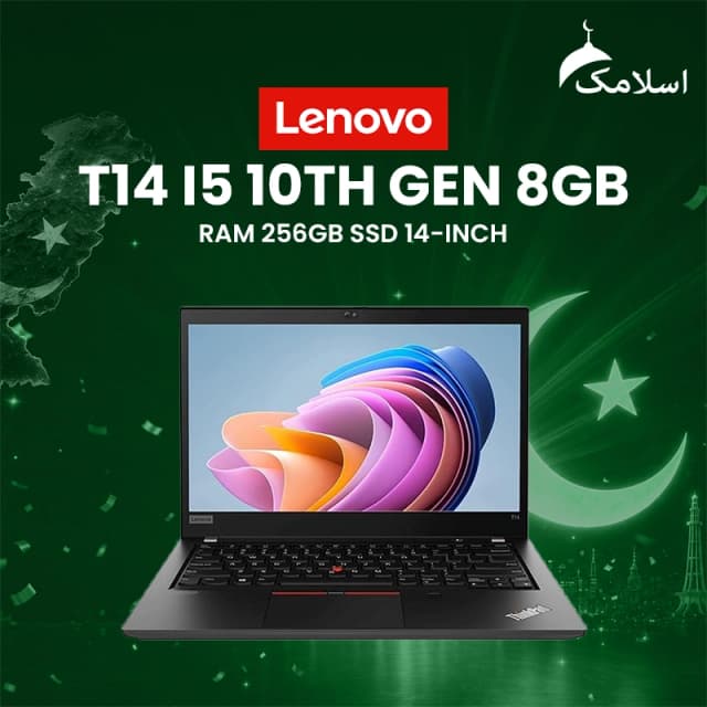 Lenovo T14 i5 10th GEN 8GB RAM 256GB SSD 14-inch Laptop