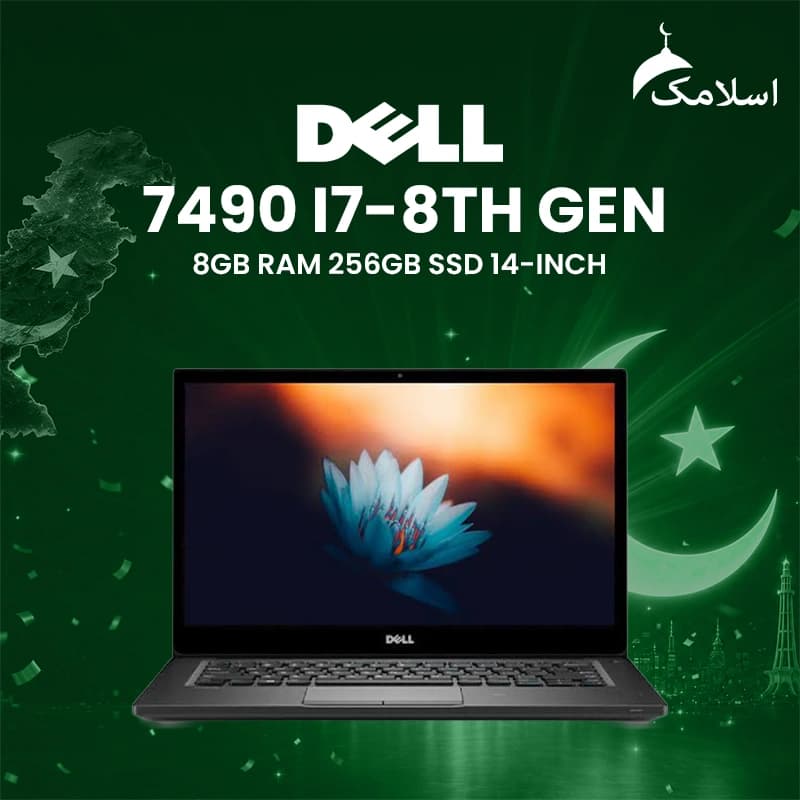 Dell 7490 i7-8th GEN 8GB RAM 256GB SSD 14-inch Laptop