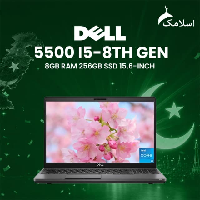 Dell 5500 i5-8th GEN 8GB RAM 256GB SSD 15.6-inch Laptop