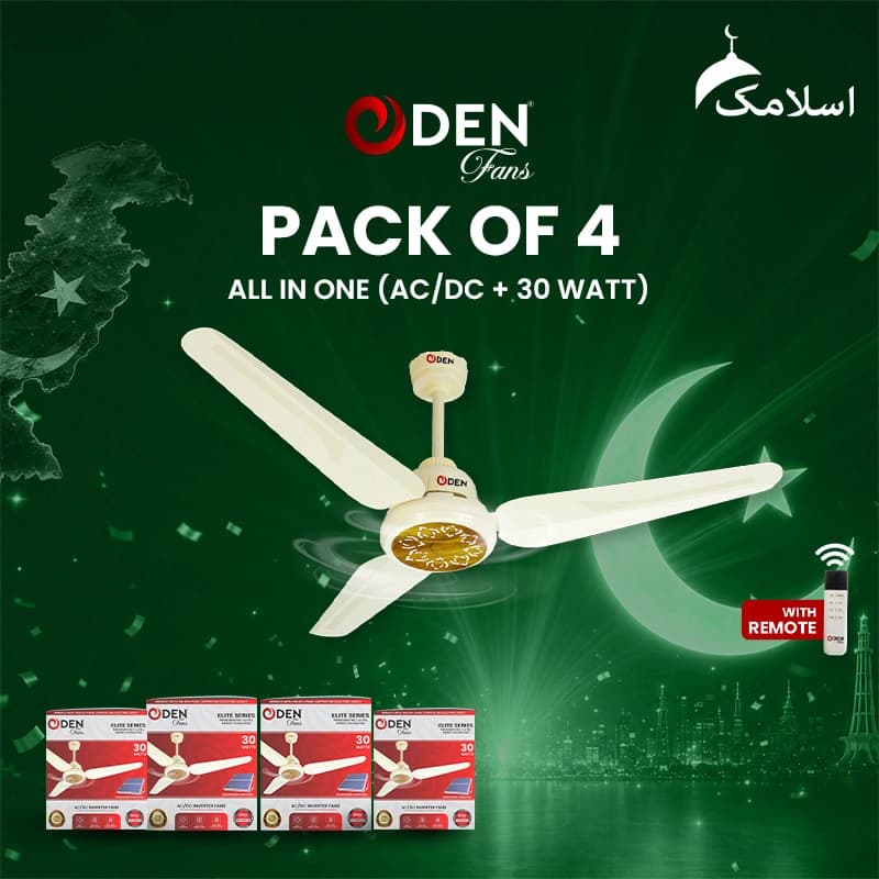 ODEN Ceiling Fan 56-inch Ceiling Fan (Pack of 4)