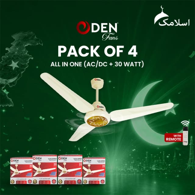 ODEN Ceiling Fan 56-inch Ceiling Fan (Pack of 4)
