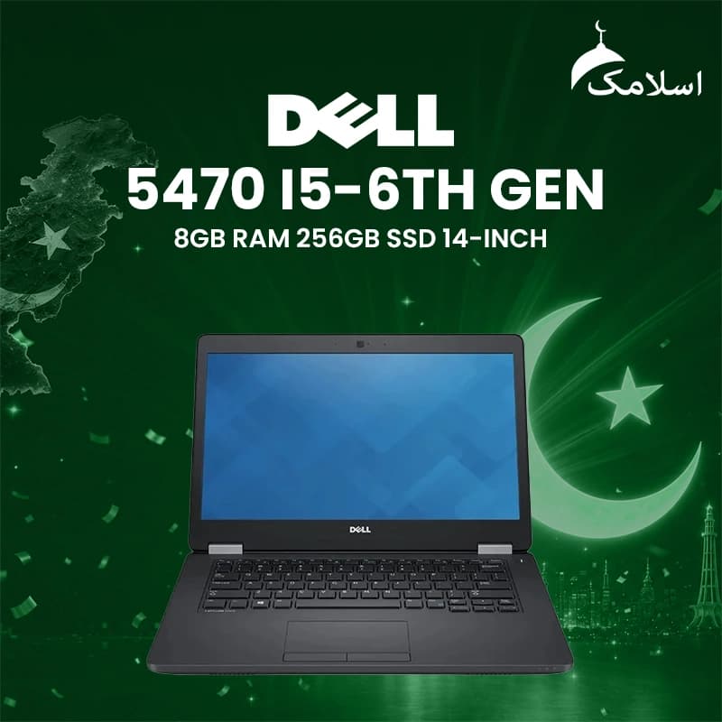 Dell 5470 i5-6th GEN 8GB RAM 256GB SSD 14-inch Laptop