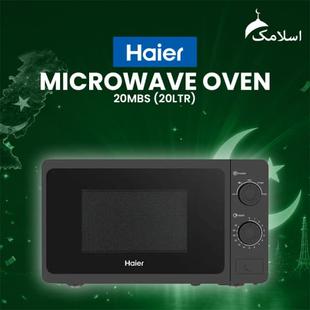 Haier HMN 20 MBS SOLO BLACK Microwave Oven