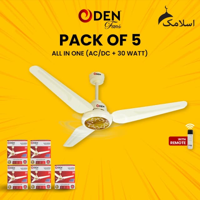 ODEN Ceiling Fan 56-inch Ceiling Fan (Pack of 5)