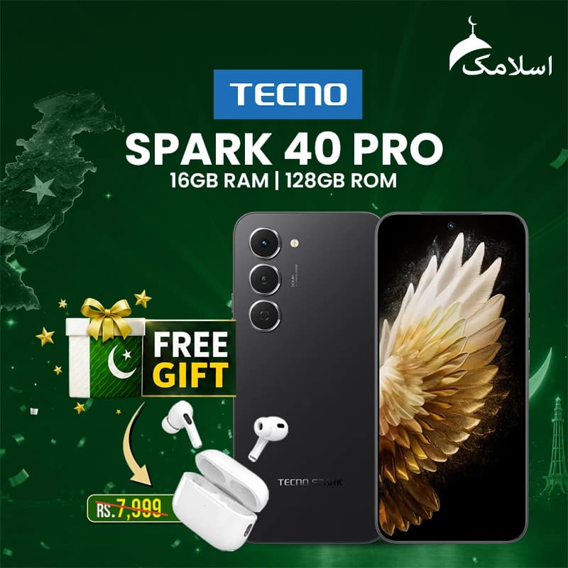 Tecno Spark 40 Pro 16GB RAM-256GB ROM