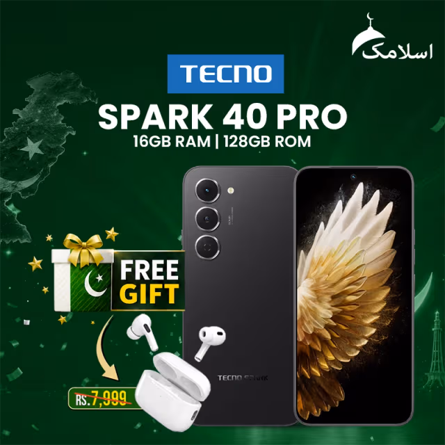 Tecno Spark 40 Pro 16GB RAM-256GB ROM