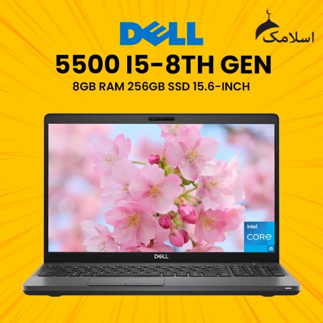 Dell 5500 i5-8th GEN 8GB RAM 256GB SSD 15.6-inch Laptop