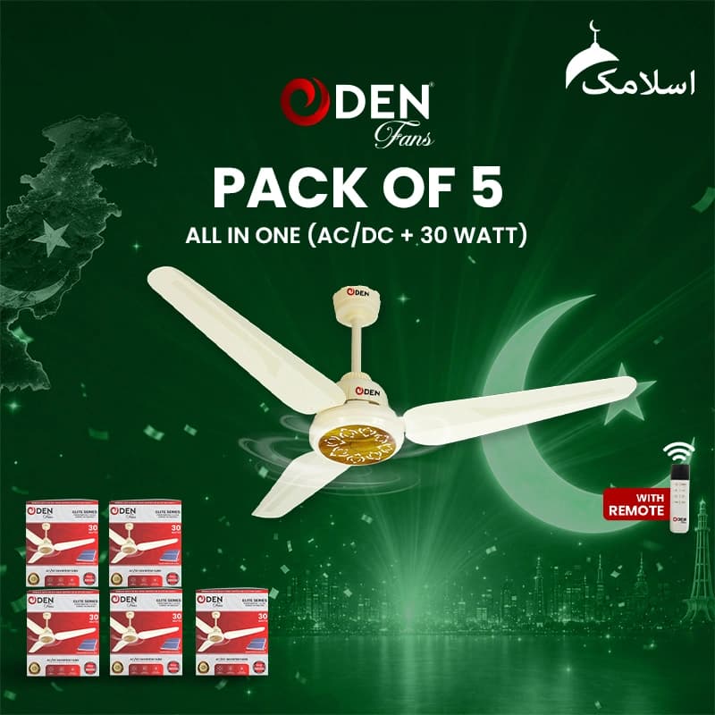 ODEN Ceiling Fan 56-inch Ceiling Fan (Pack of 5)