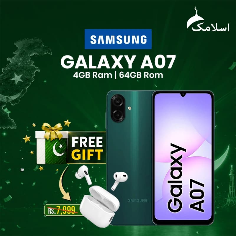 Samsung A07 4GB RAM-64GB ROM