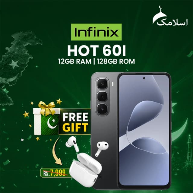 Infinix Hot 60i 12GB RAM-128GB ROM