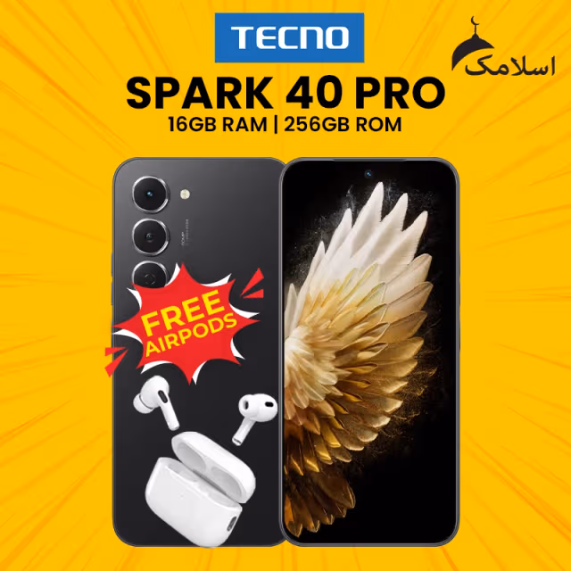 Tecno Spark 40 Pro 16GB RAM-256GB ROM