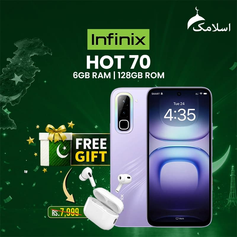 Infinix Hot 70 6GB RAM-128GB ROM