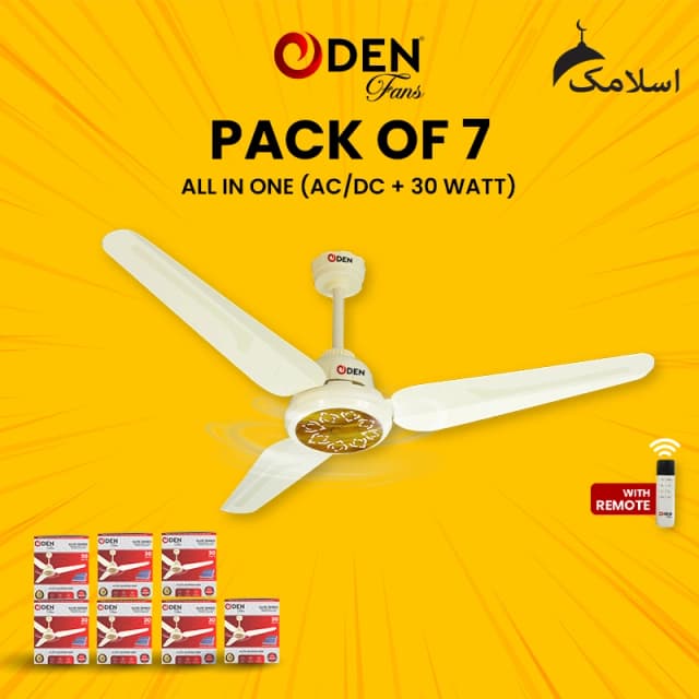 ODEN Ceiling Fan 56-inch Ceiling Fan (Pack of 7)