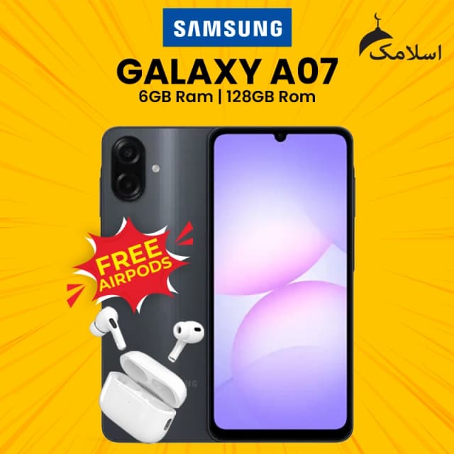 Samsung A07 6GB RAM-128GB ROM