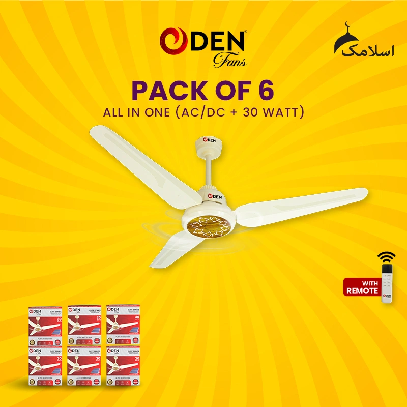 ODEN | AC/DC + 30Watts | Galaxy - Splendor - Decent | Eco-Smart Series - 56" (Pack of 6)