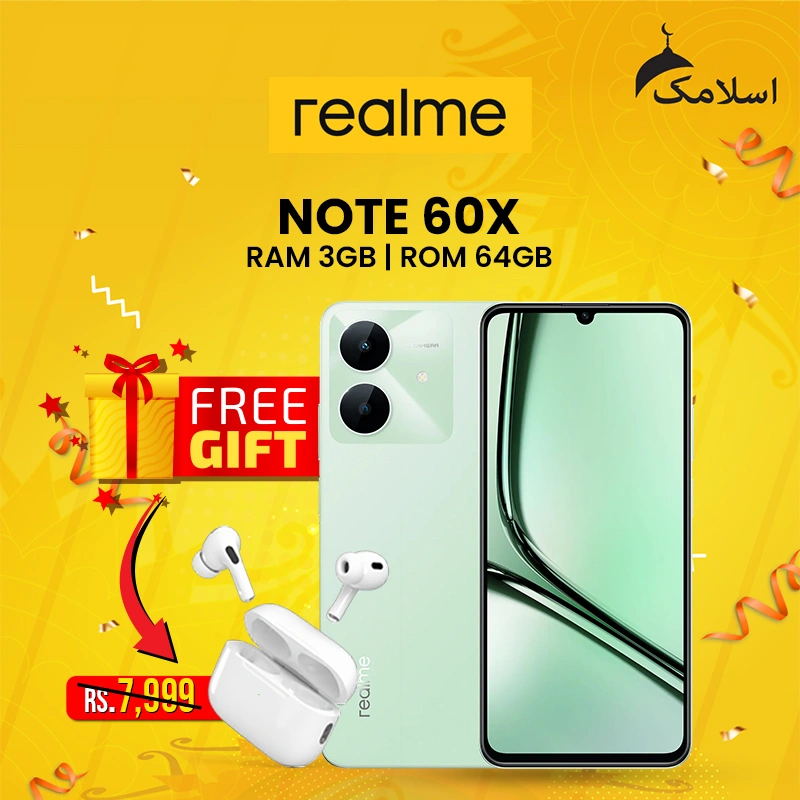 Realme Note 60x | 3GB RAM - 64GB ROM