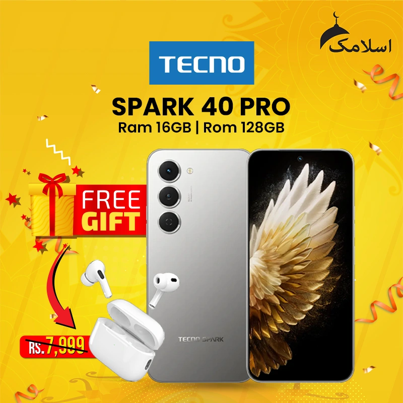 Tecno Spark 40 Pro | 16GB RAM - 256GB ROM